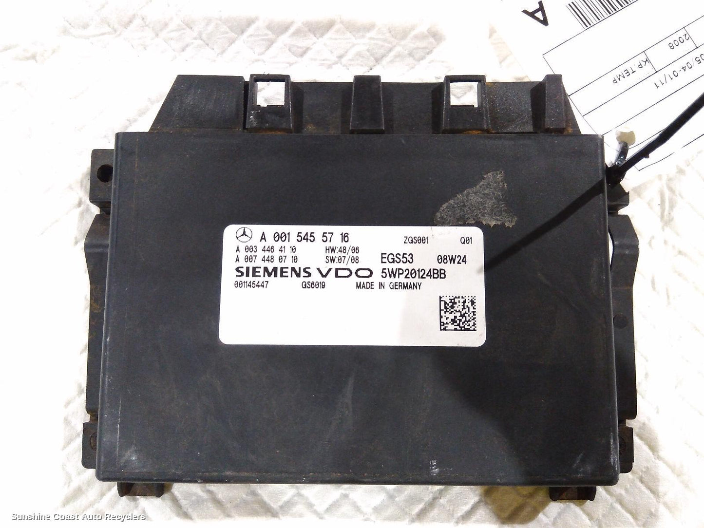 2008 Mercedes Vito Ecu