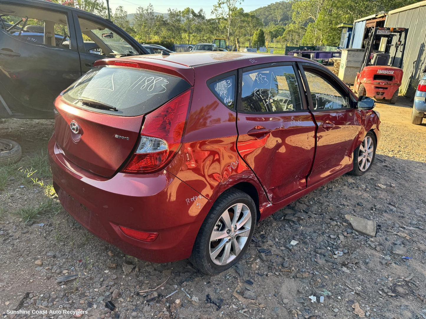 2017 Hyundai Accent Rear Bumper