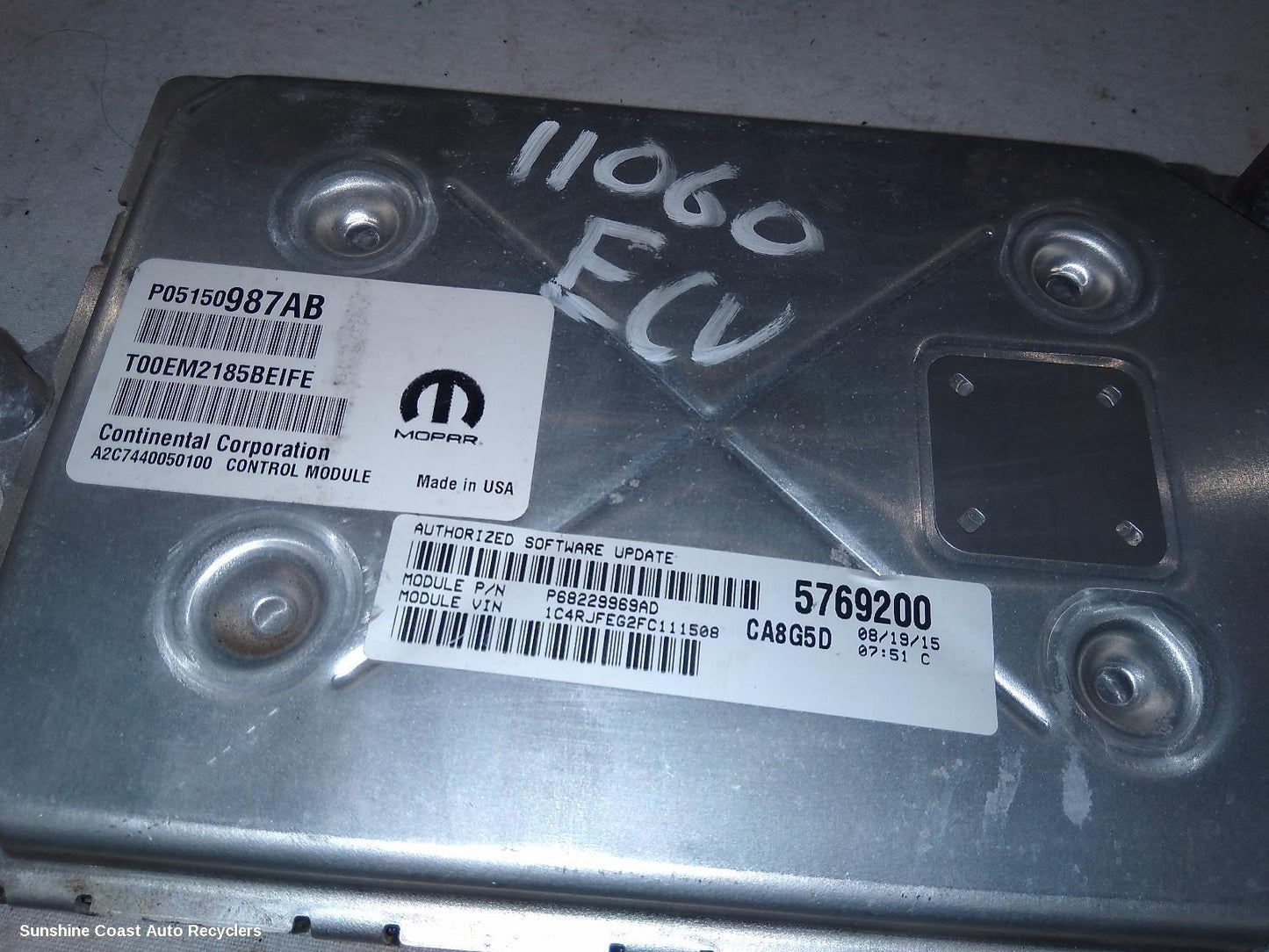 2015 Jeep Grandcherokee Ecu