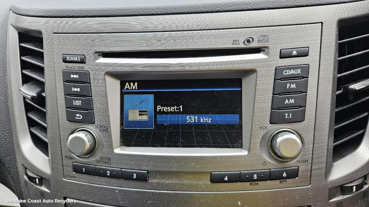 2008-2014 Subaru Liberty Radio Cd Dvd Sat Tv