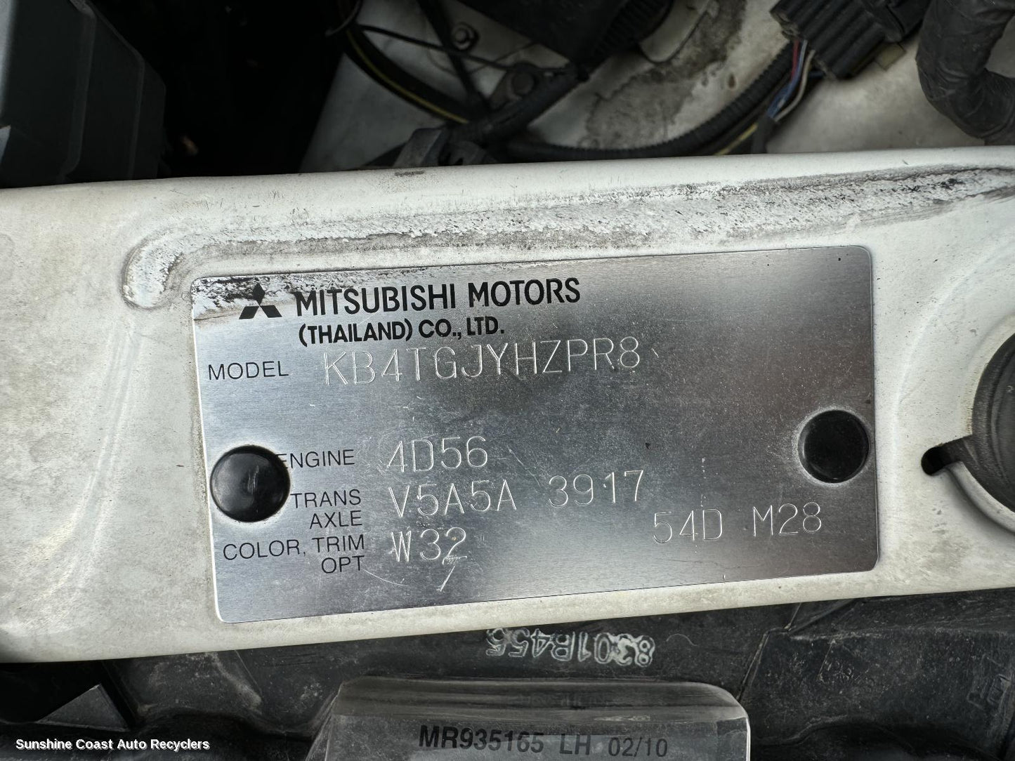2010 Mitsubishi Triton Differential Centre