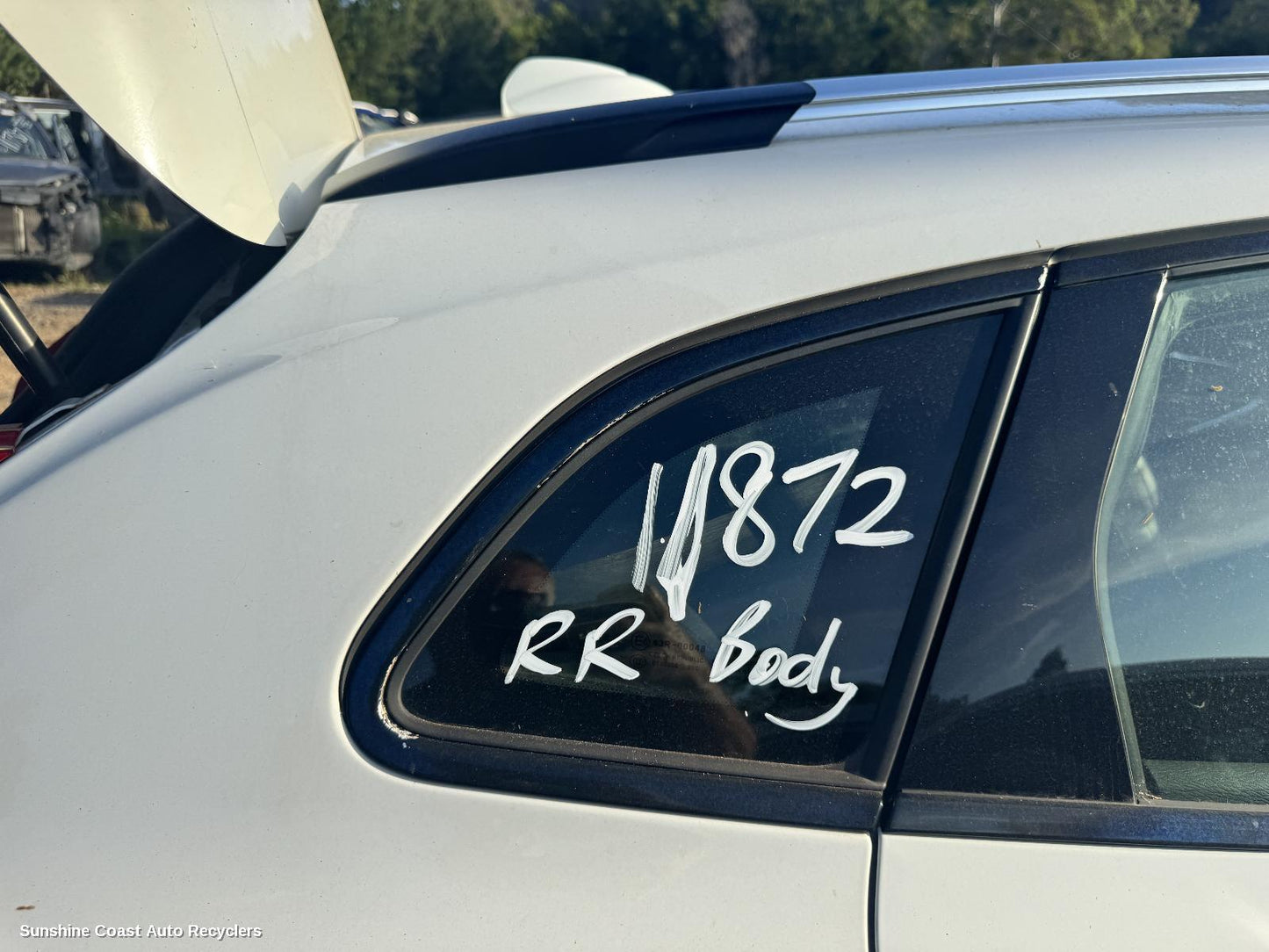 2015 Volvo S40 Right Rear Side Glass