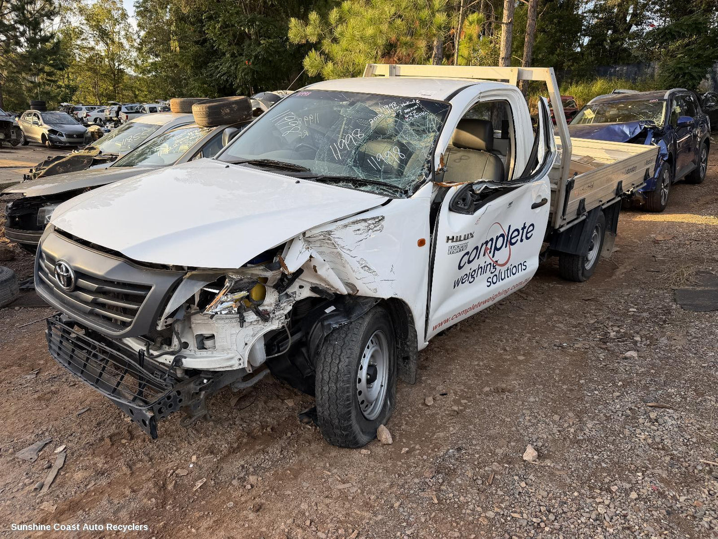 2005-2015 Toyota Hilux Rear Tailgate Glass