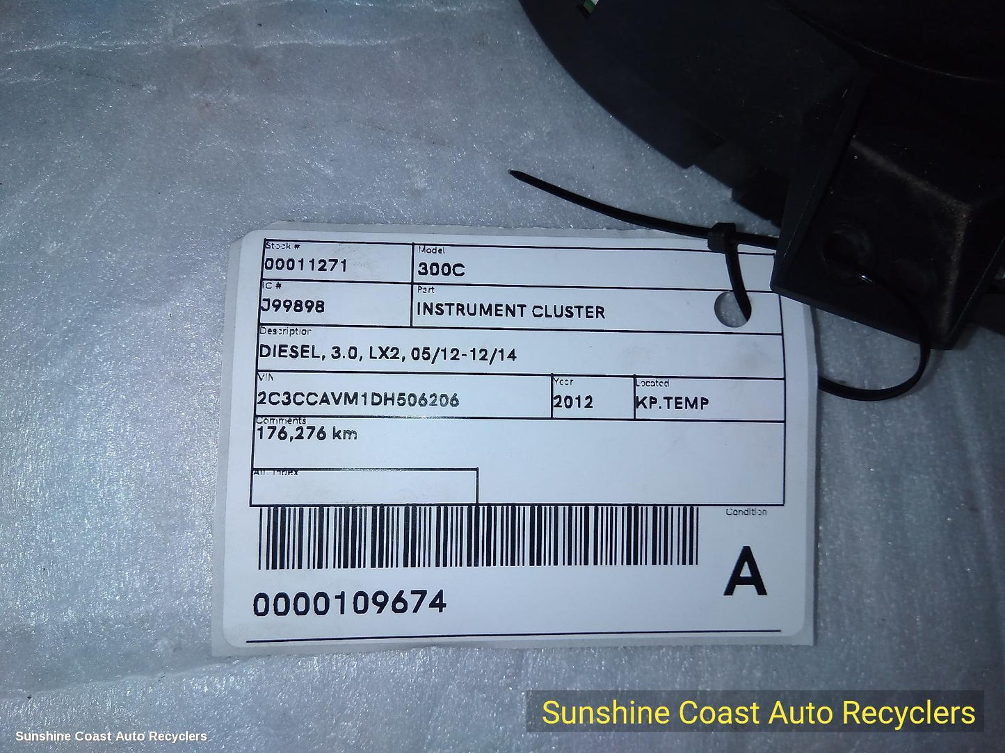 2012 Chrysler 300c Instrument Cluster
