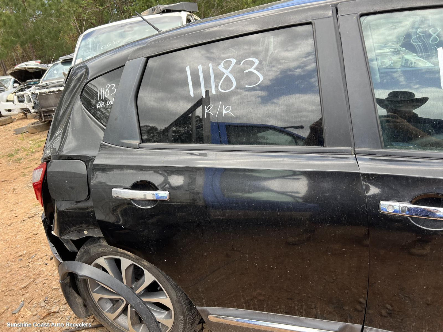 2010 Nissan Dualis Right Rear Door Sliding