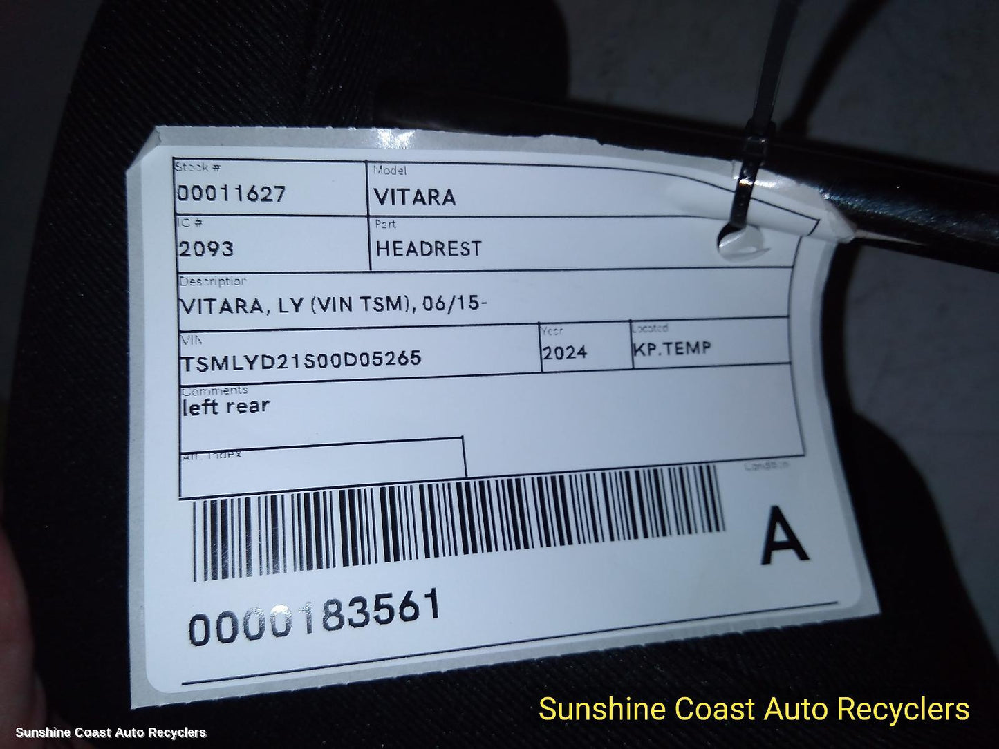 2015-2025 Suzuki Vitara Headrest