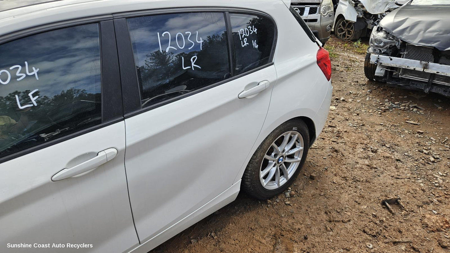 2011-2019 Bmw 1 Series Left Rear 1 4 Door Glass