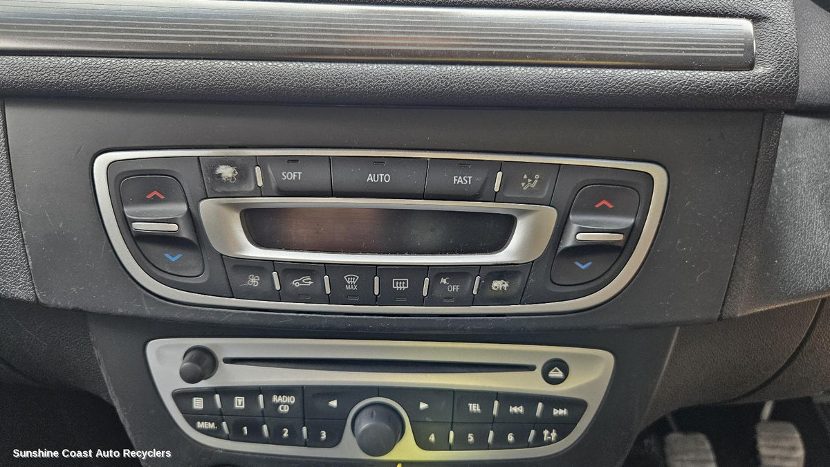 2010-2016 Renault Megane Heater Ac Controls