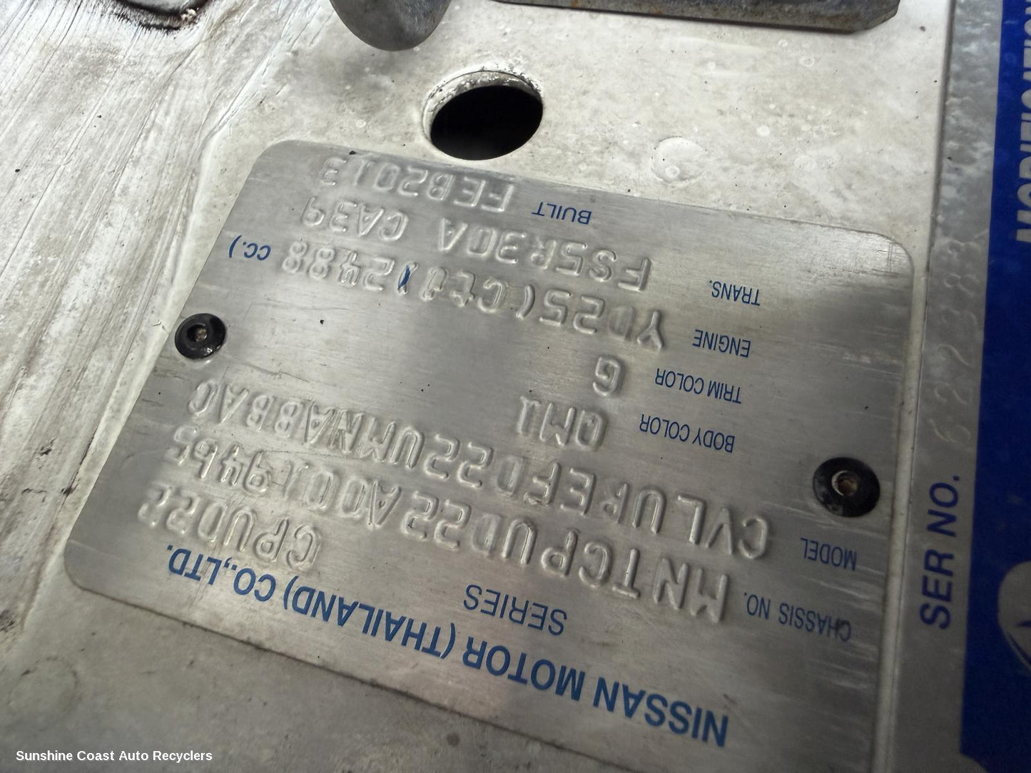 1997-2015 Nissan Navara Rear Diff Assembly