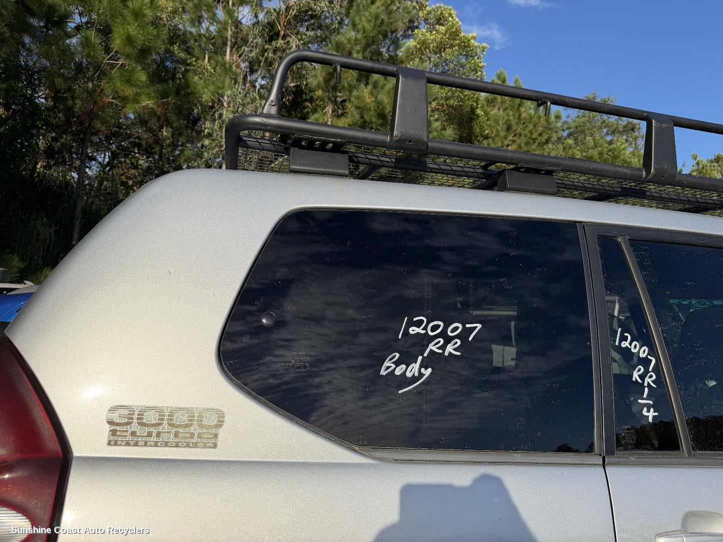 2003-2009 Toyota Prado Right Rear Side Glass