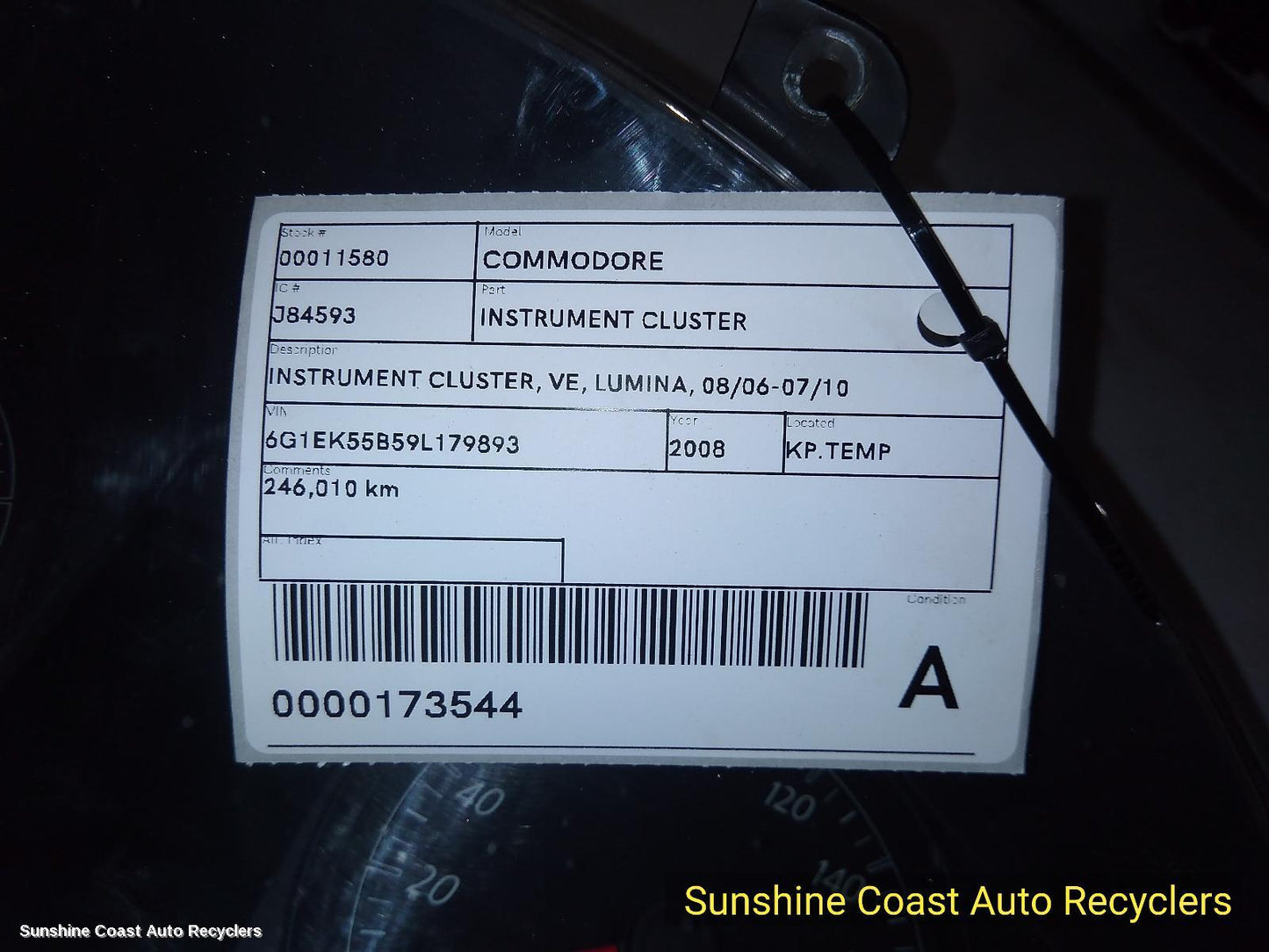 2008 Holden Commodore Instrument Cluster