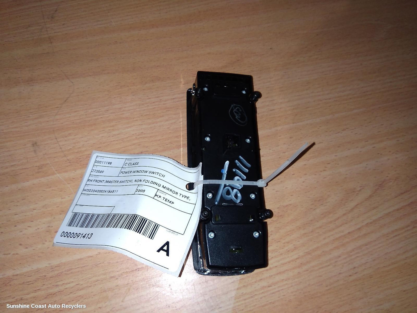 2008 Mercedes C Class Pwr Dr Wind Switch