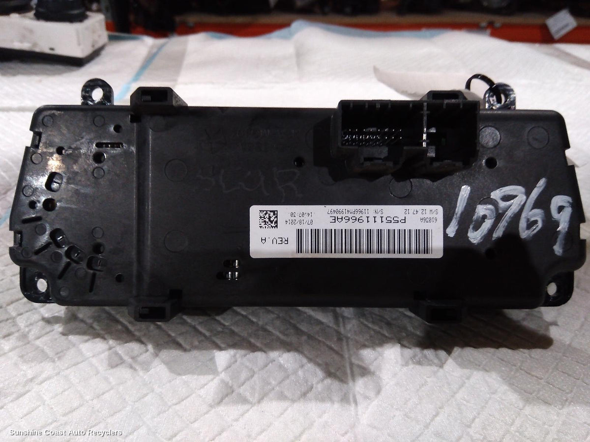 2011-2016 Jeep Compass Heater Ac Controls