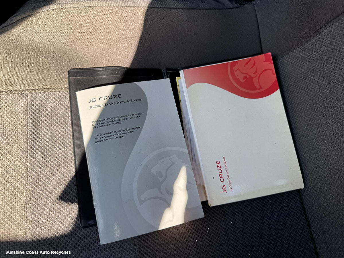 2009-2011 Holden Cruze Owners Handbook