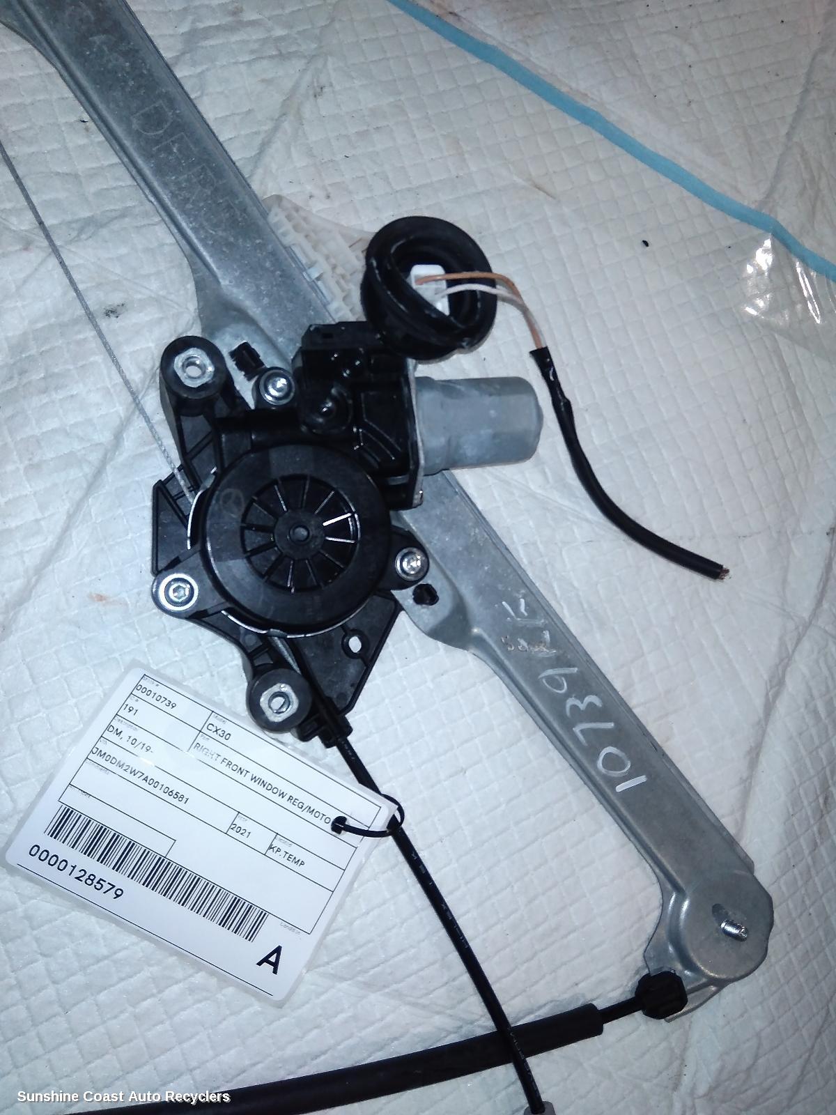 2019-2026 Mazda Cx30 Right Front Window Reg Motor