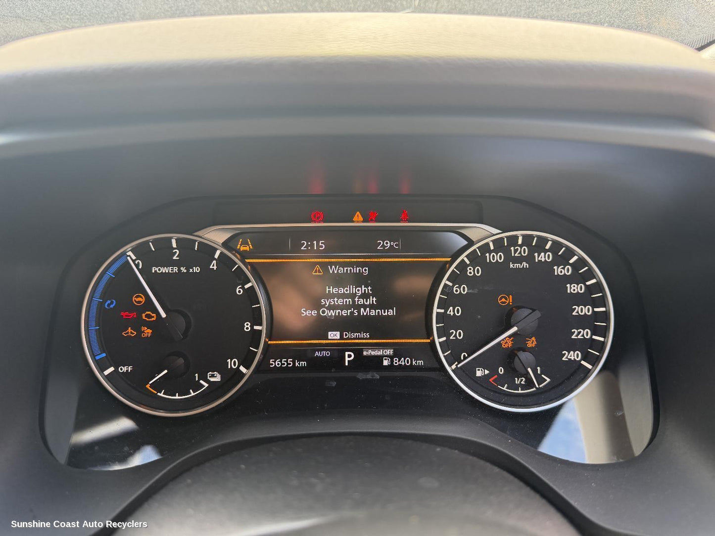2022-2026 Nissan Xtrail Instrument Cluster