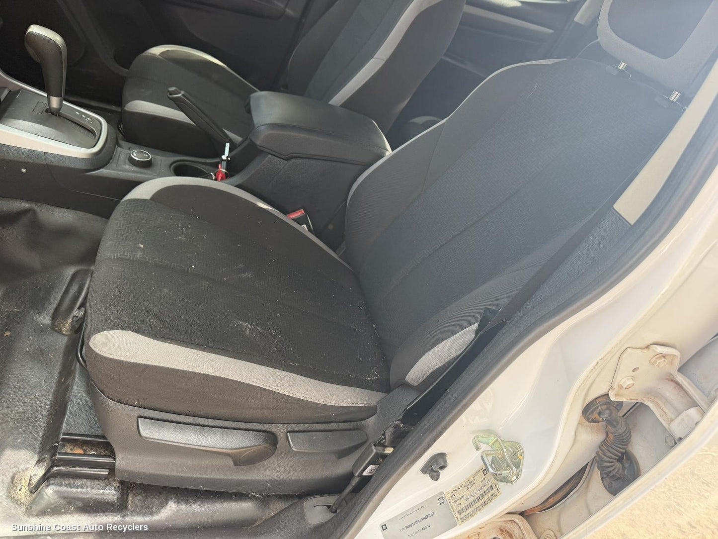 2016-2020 Holden Colorado Front Seat