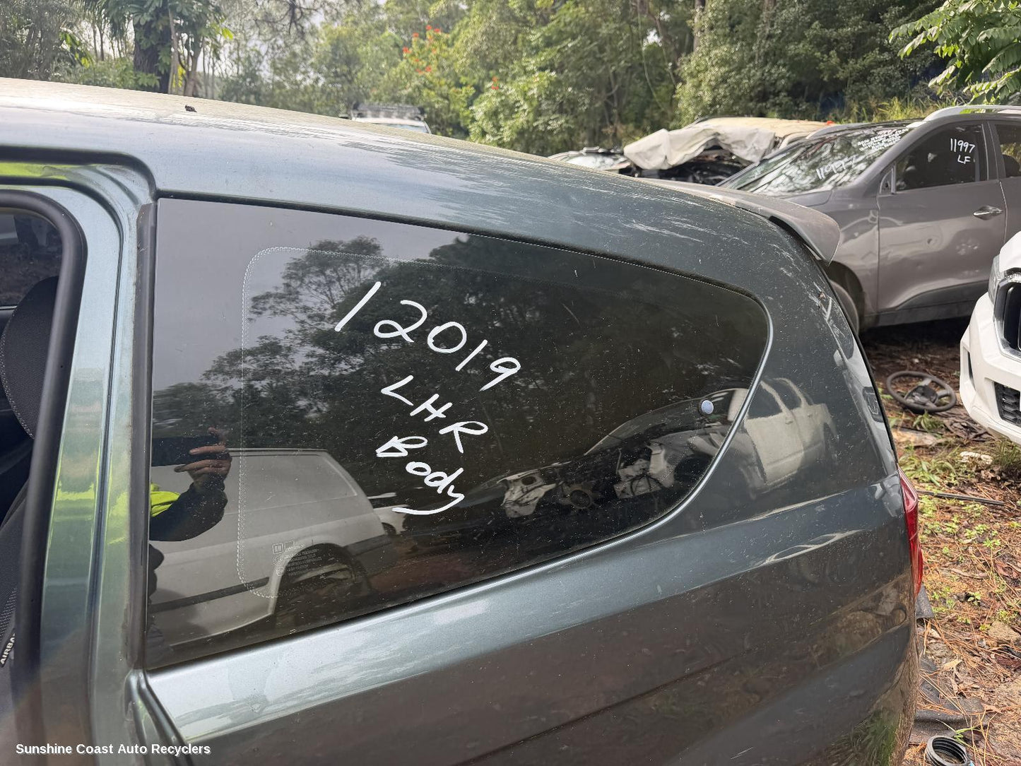 2005-2012 Holden Barina Left Rear Side Glass