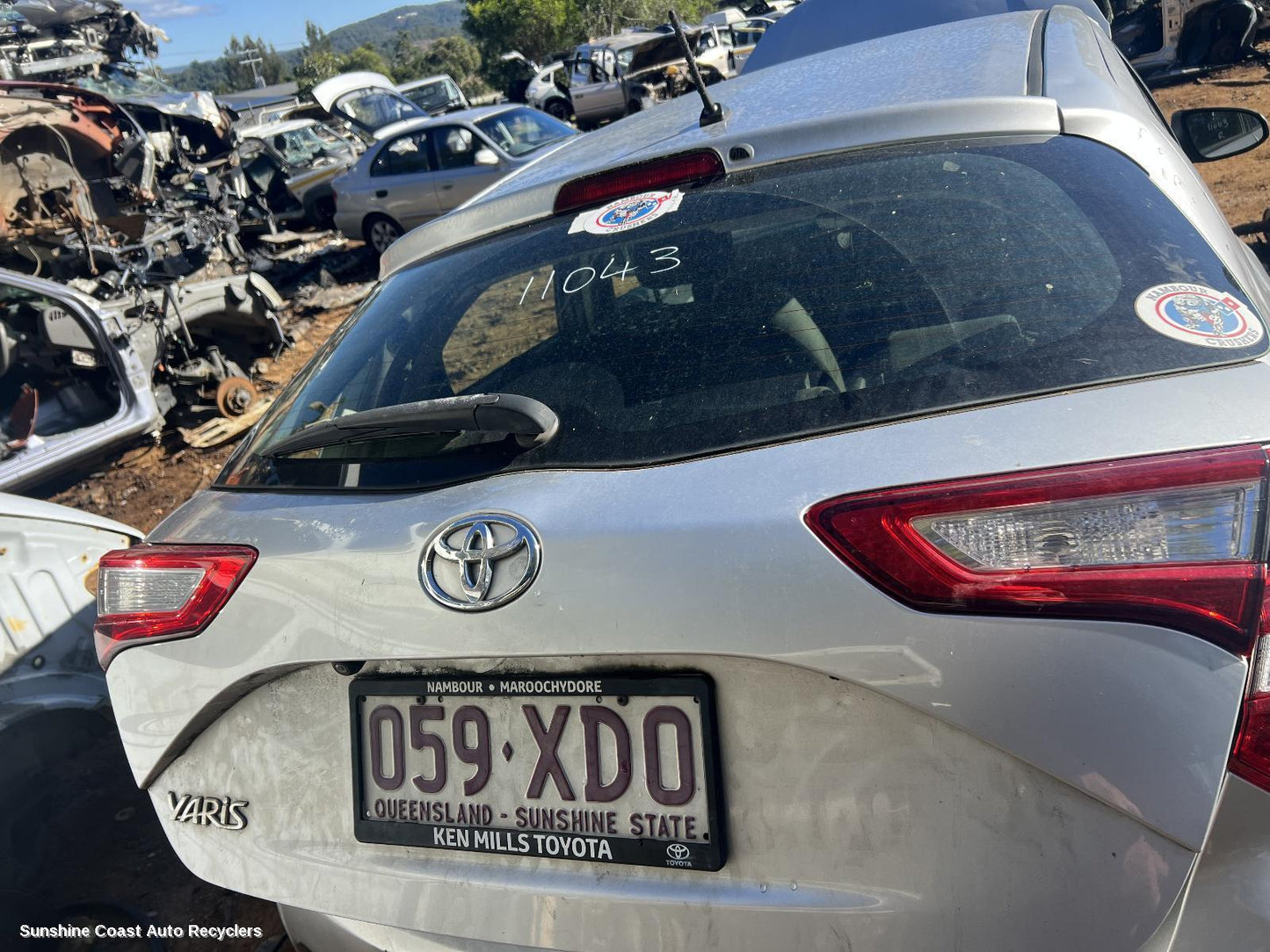 2017 Toyota Yaris Bootlid Tailgate