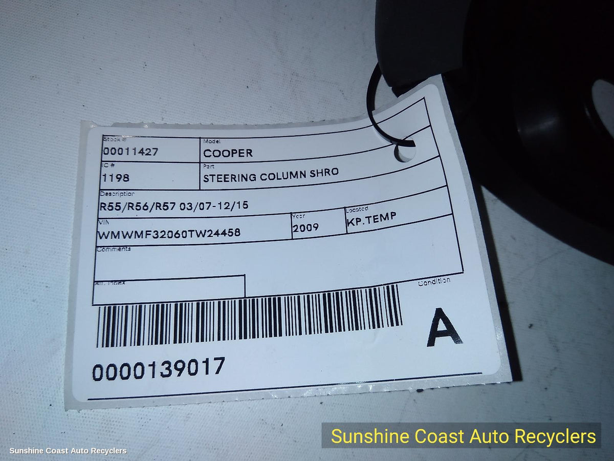 2007-2015 Mini Cooper Steering Column Shro