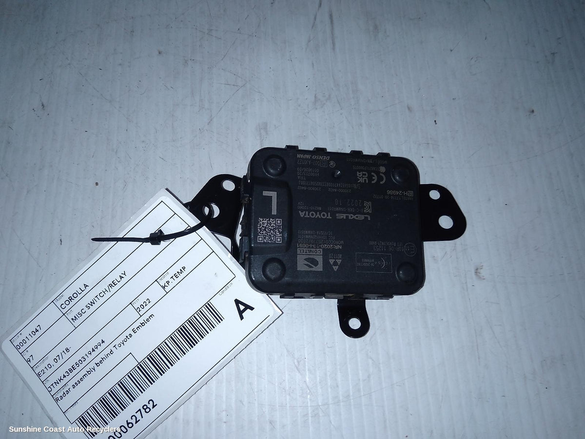 2018-2026 Toyota Corolla Misc Switch Relay