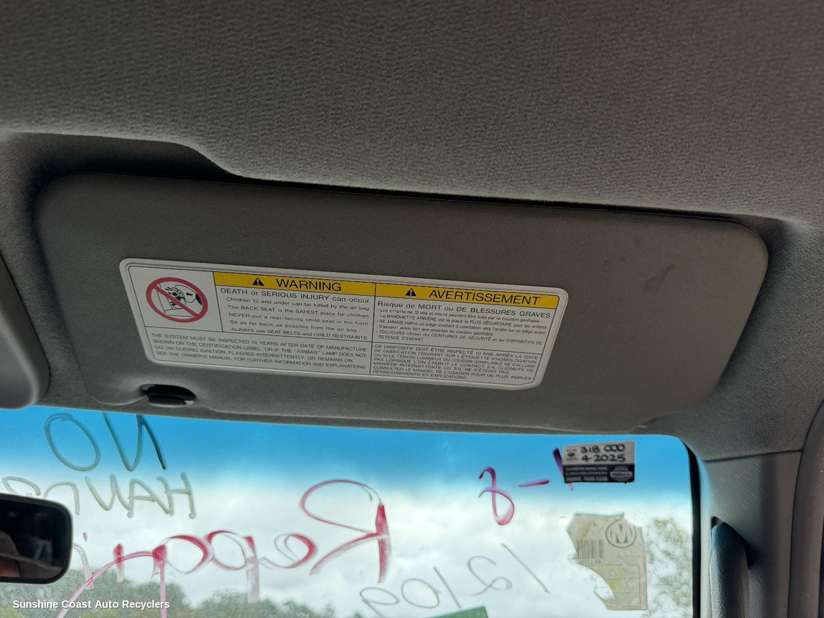 1997-2017 Nissan Patrol Sunvisor
