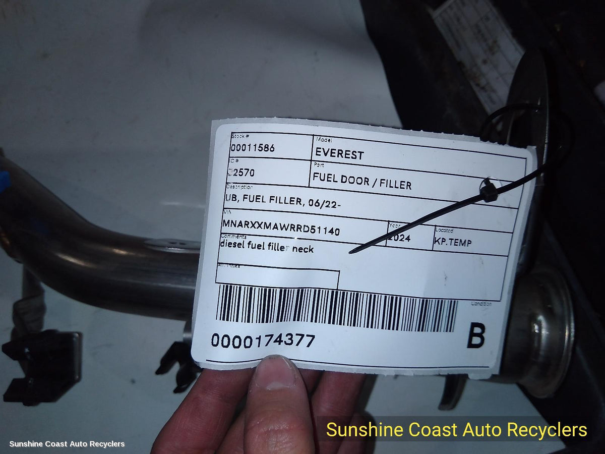 2022-2026 Ford Everest Fuel Door Filler