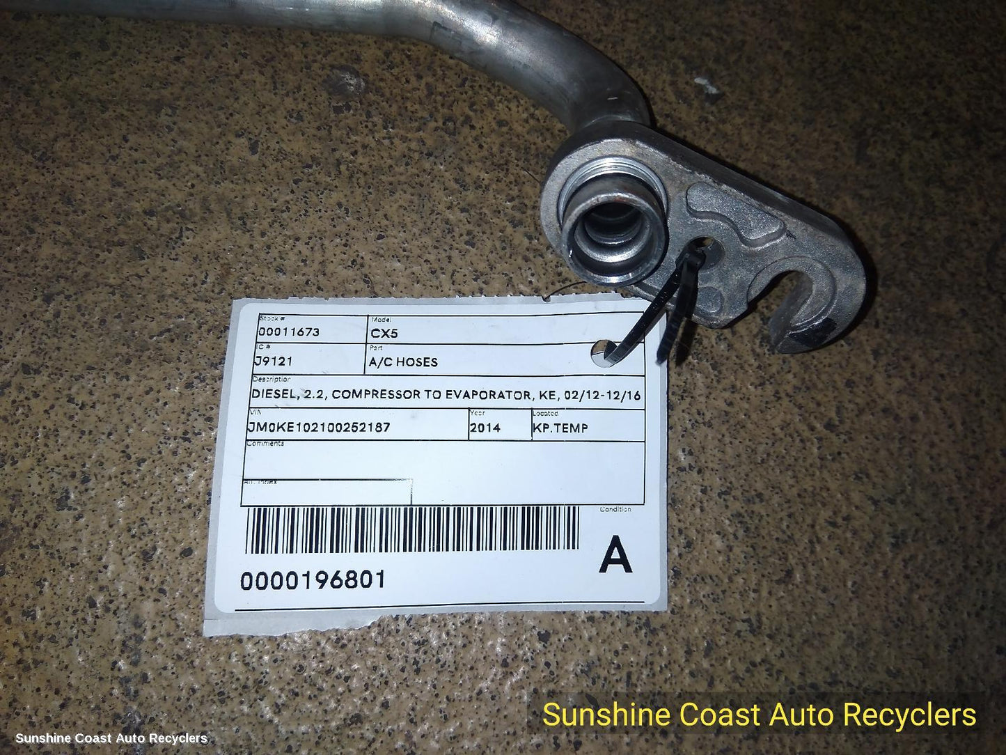2014 Mazda Cx5 A C Hoses