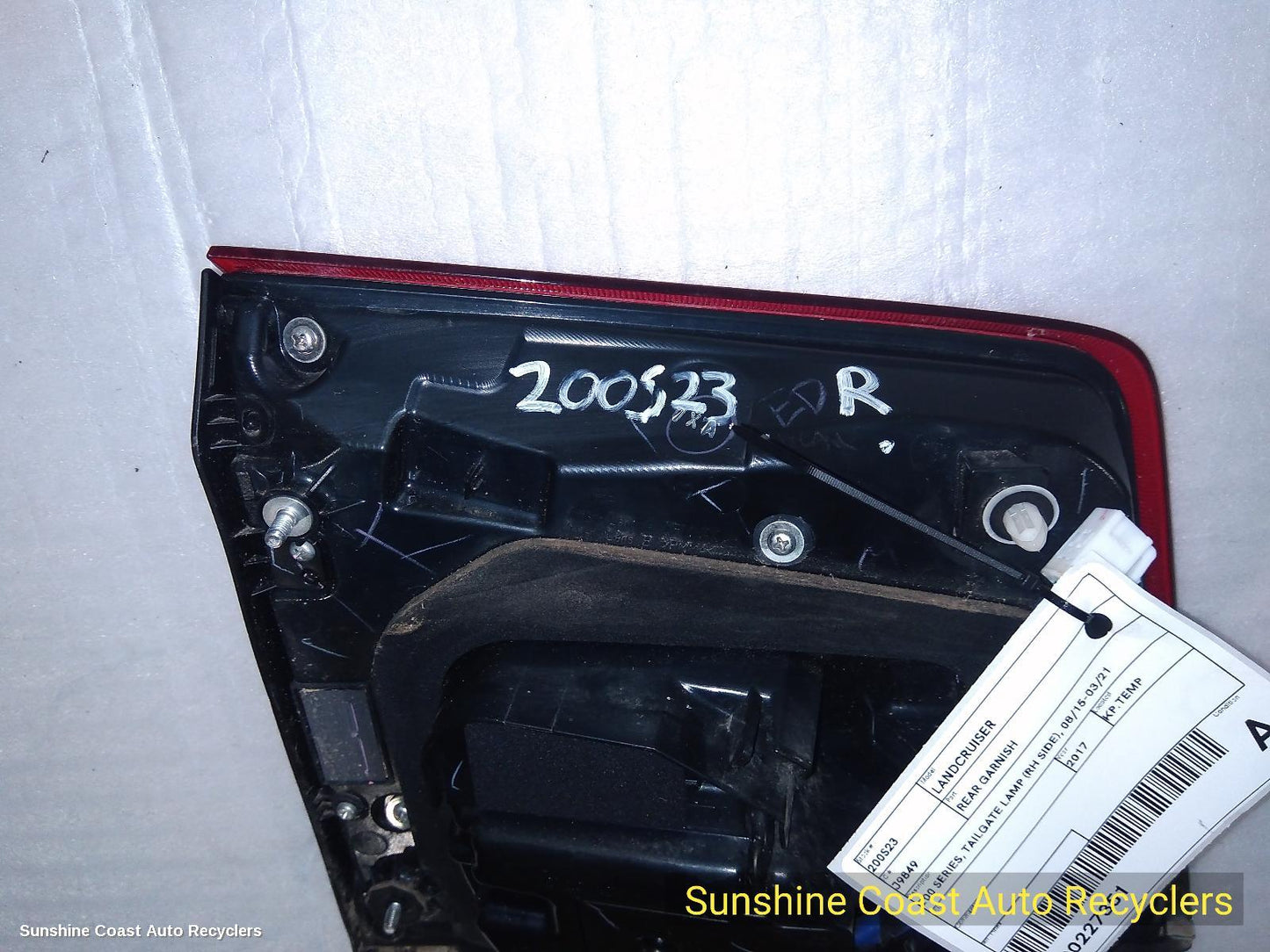 2017 Toyota Landcruiser Rear Garnish