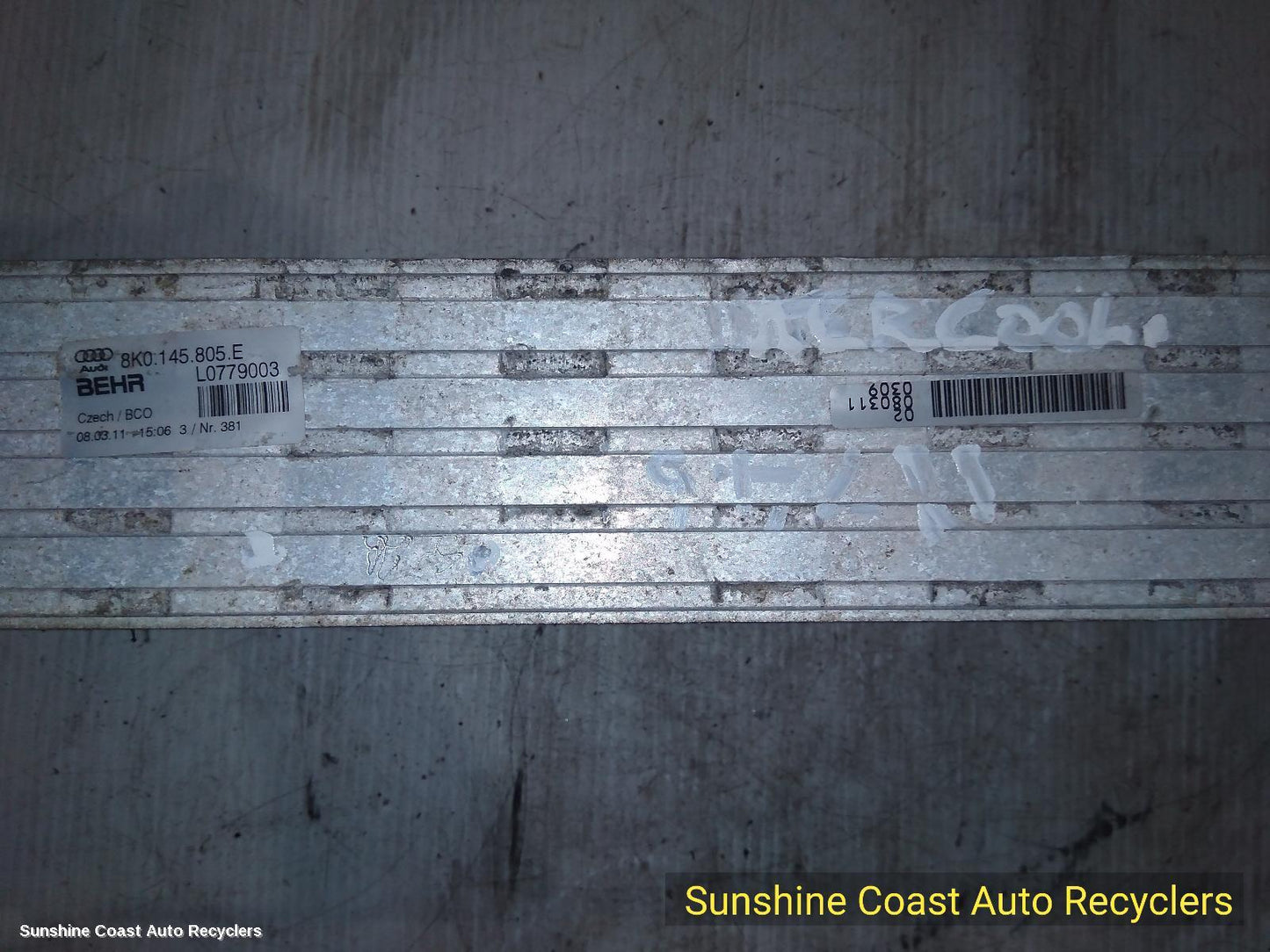 2011 Audi Q5 Intercooler