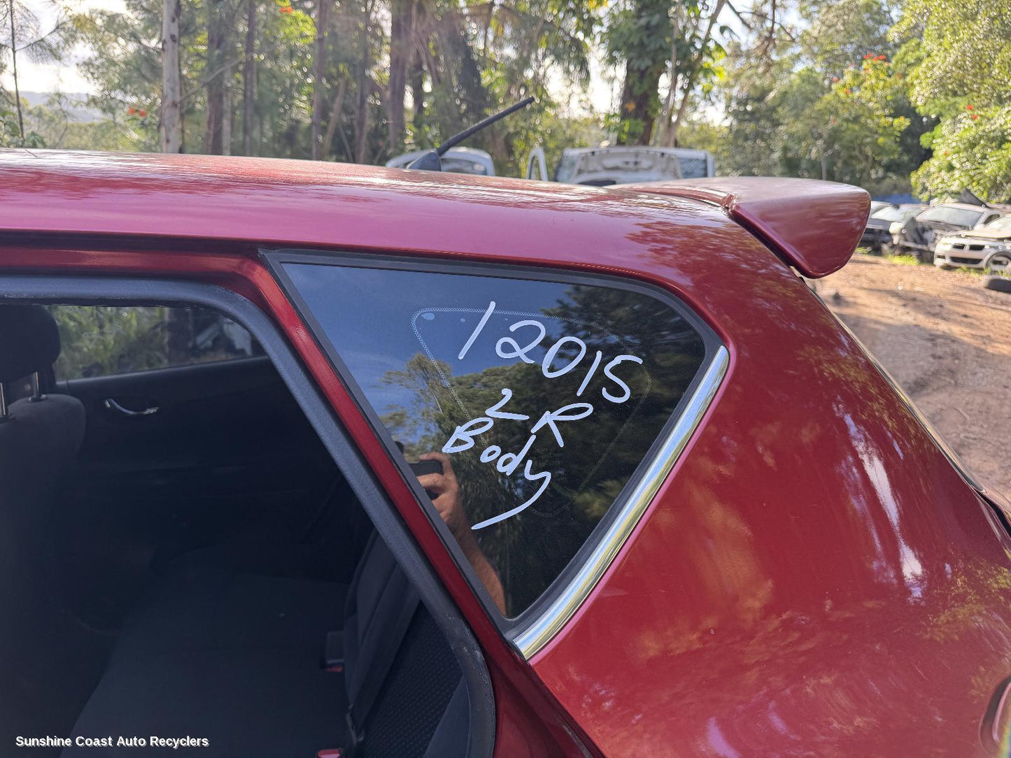 2013-2016 Nissan Pulsar Left Rear Side Glass