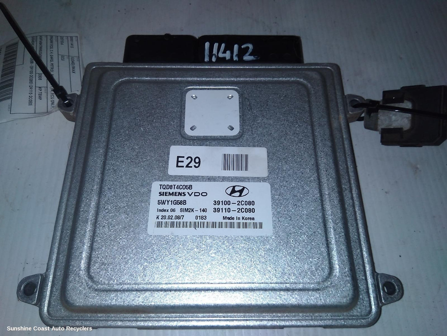2008 Hyundai Iload/imax Ecu