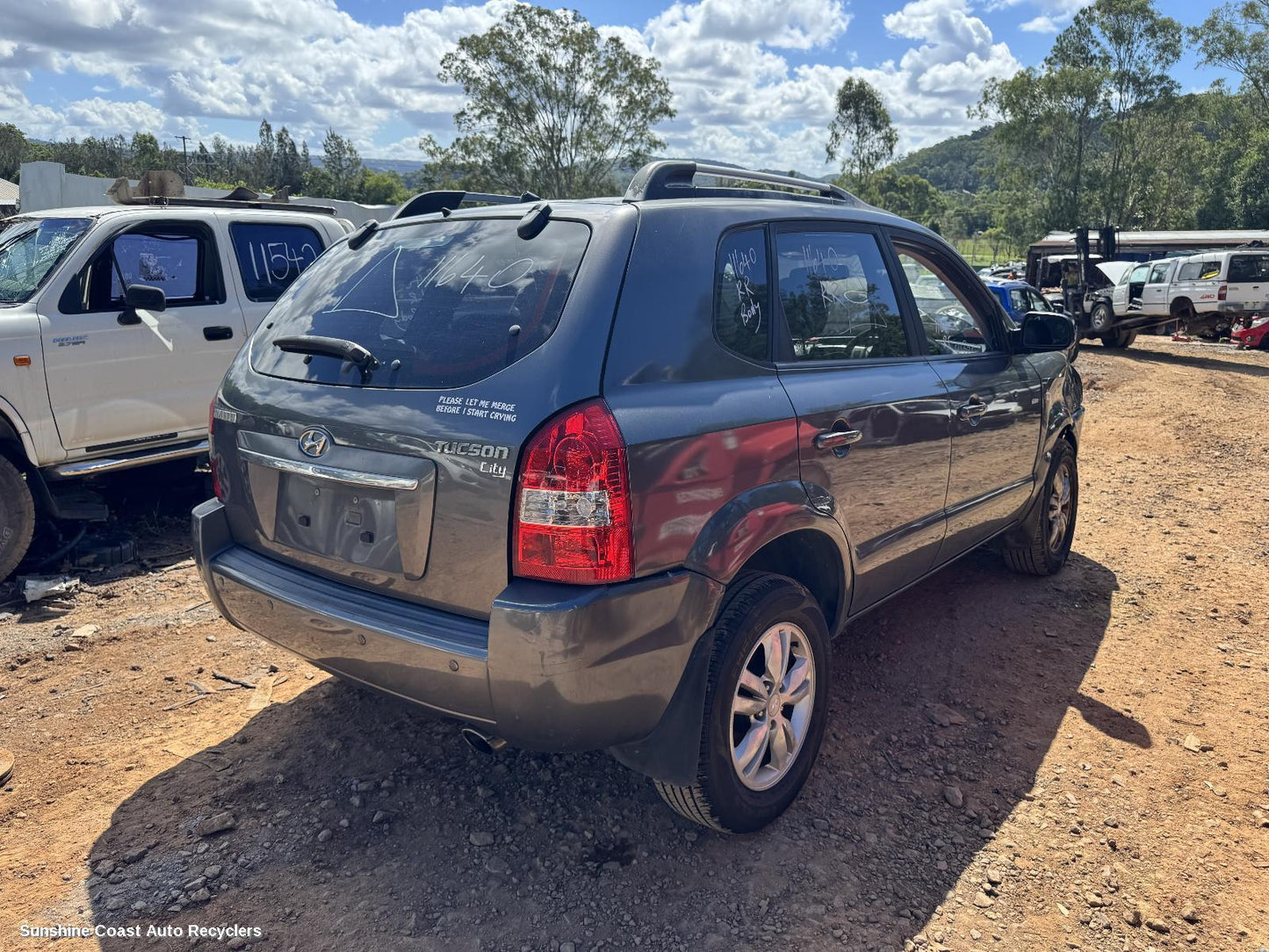 2009 Hyundai Tucson Bootlid Tailgate