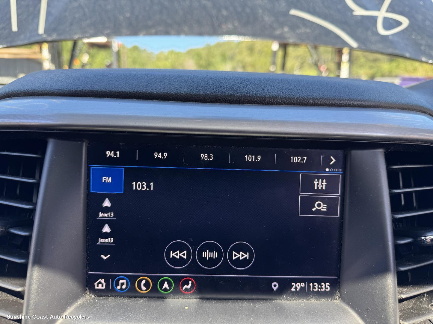 2019 Holden Acadia Radio Cd Dvd Sat Tv
