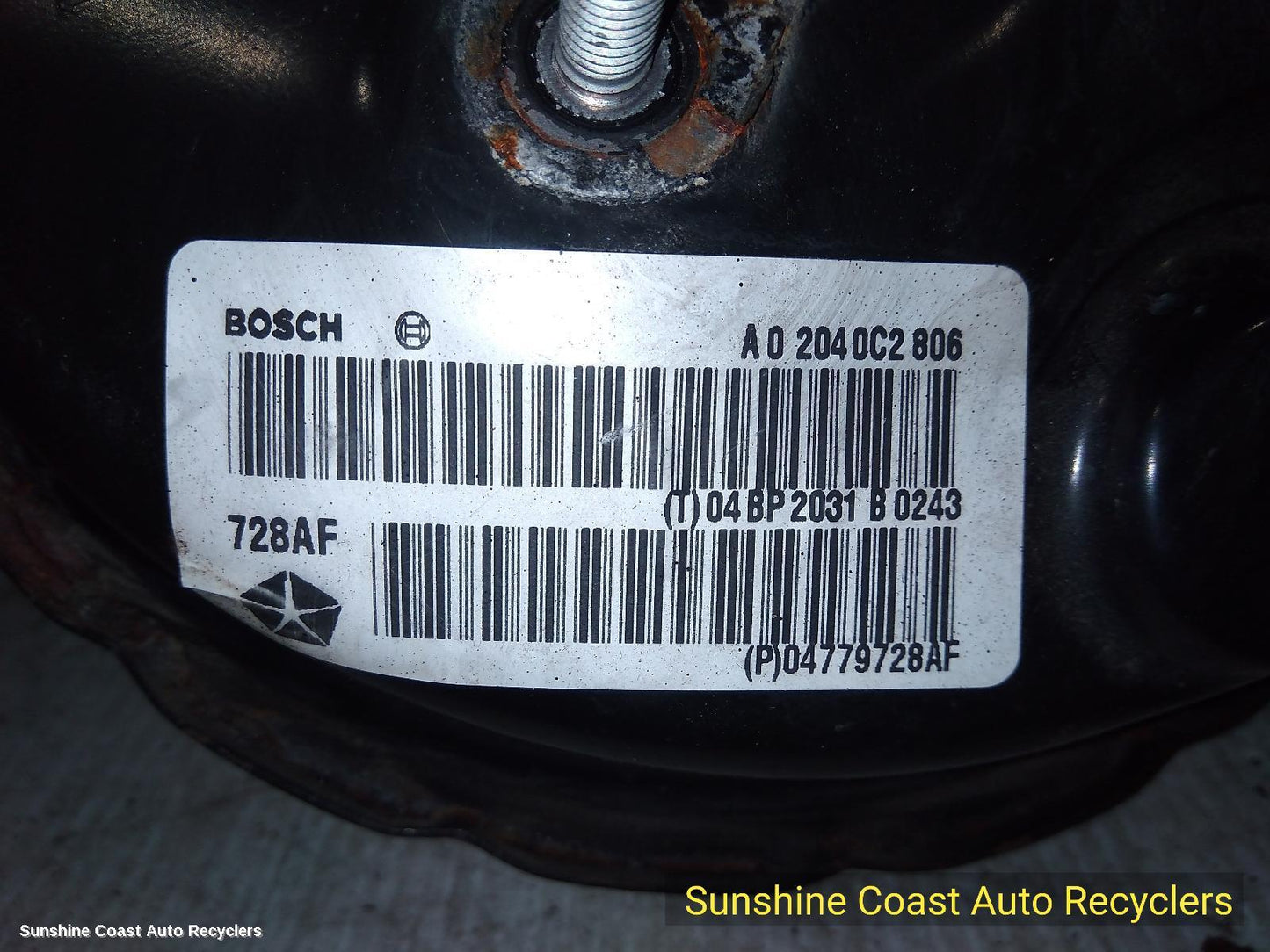 2012 Jeep Cherokee Brake Booster