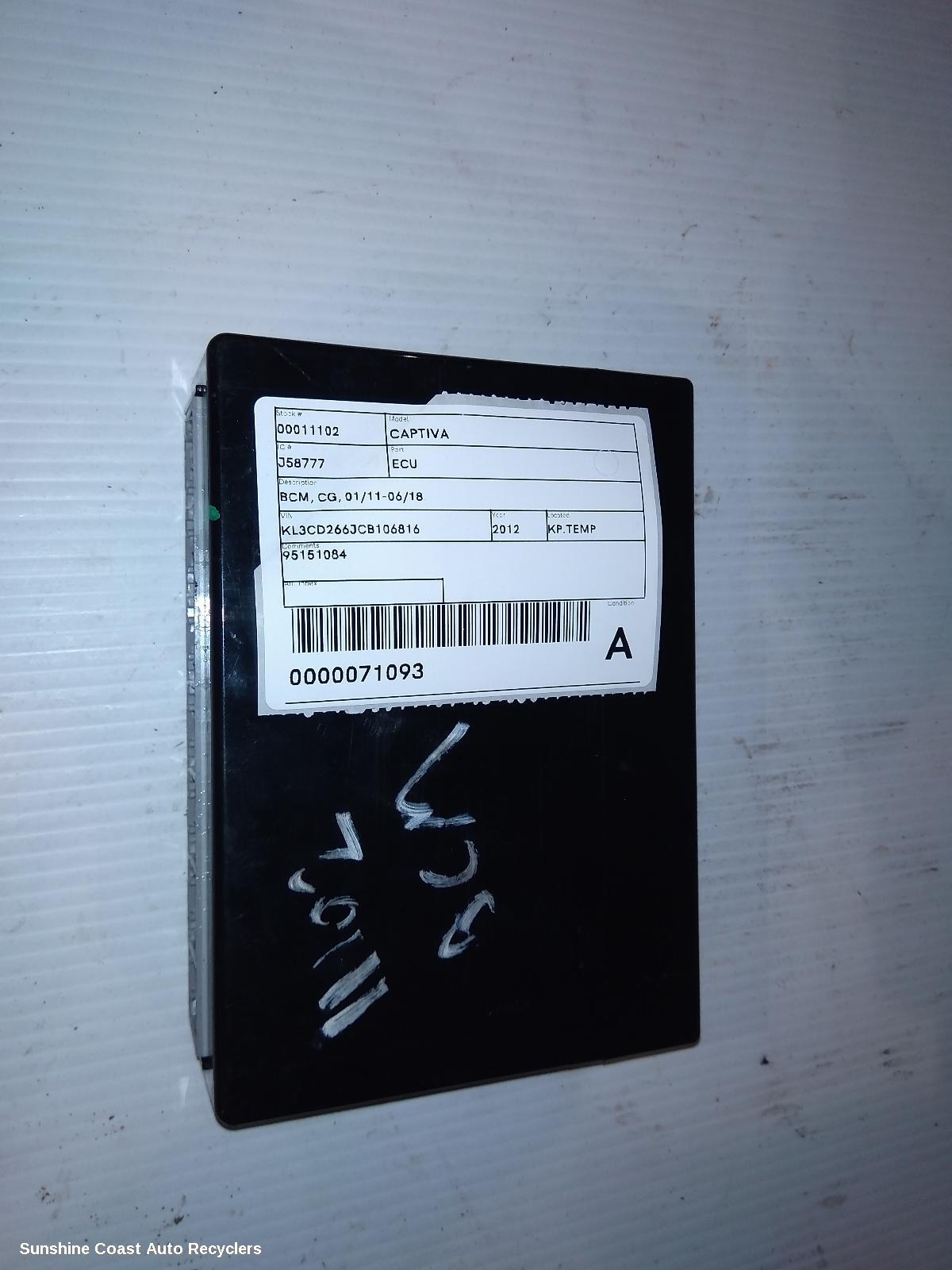 2011-2018 Holden Captiva Ecu
