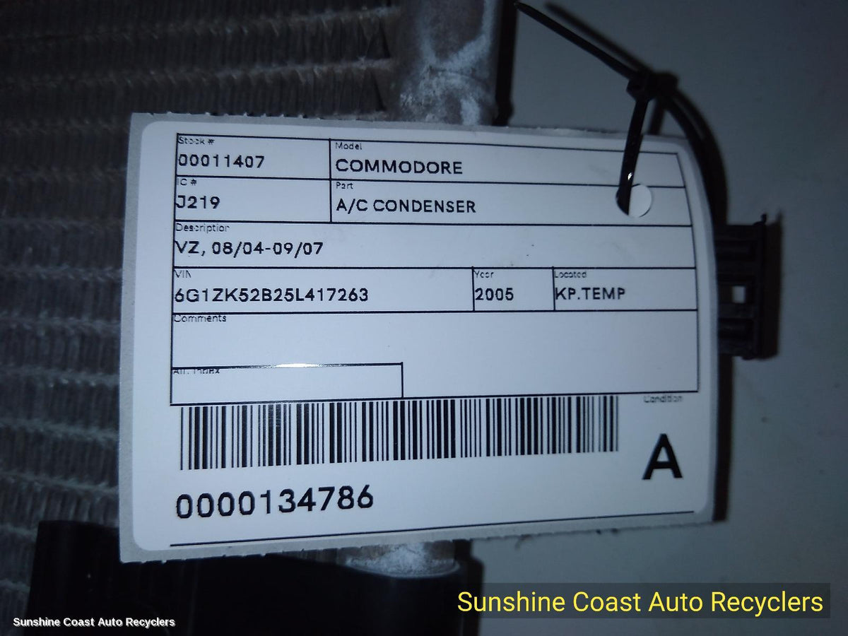 2004-2007 Holden Commodore A C Condenser
