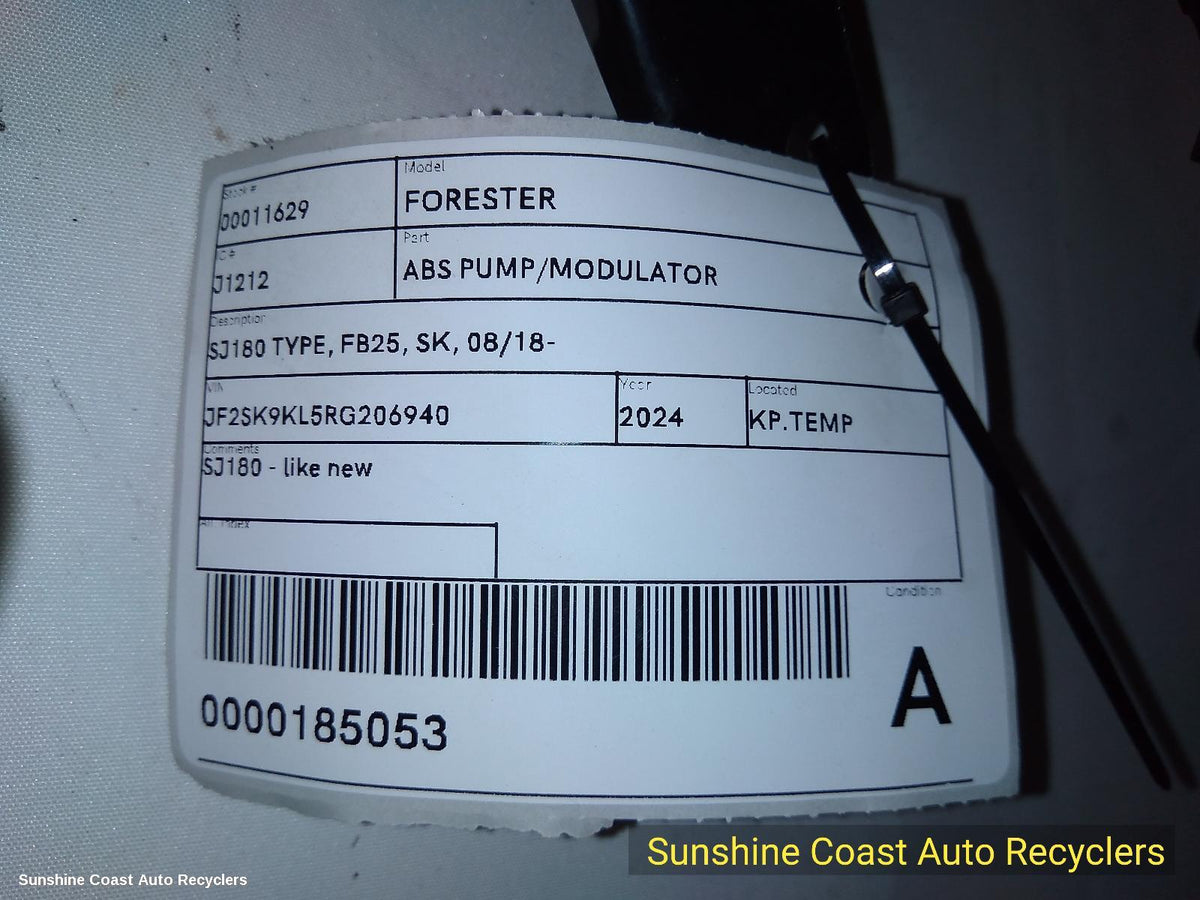 2018-2024 Subaru Forester Abs Pump Modulator