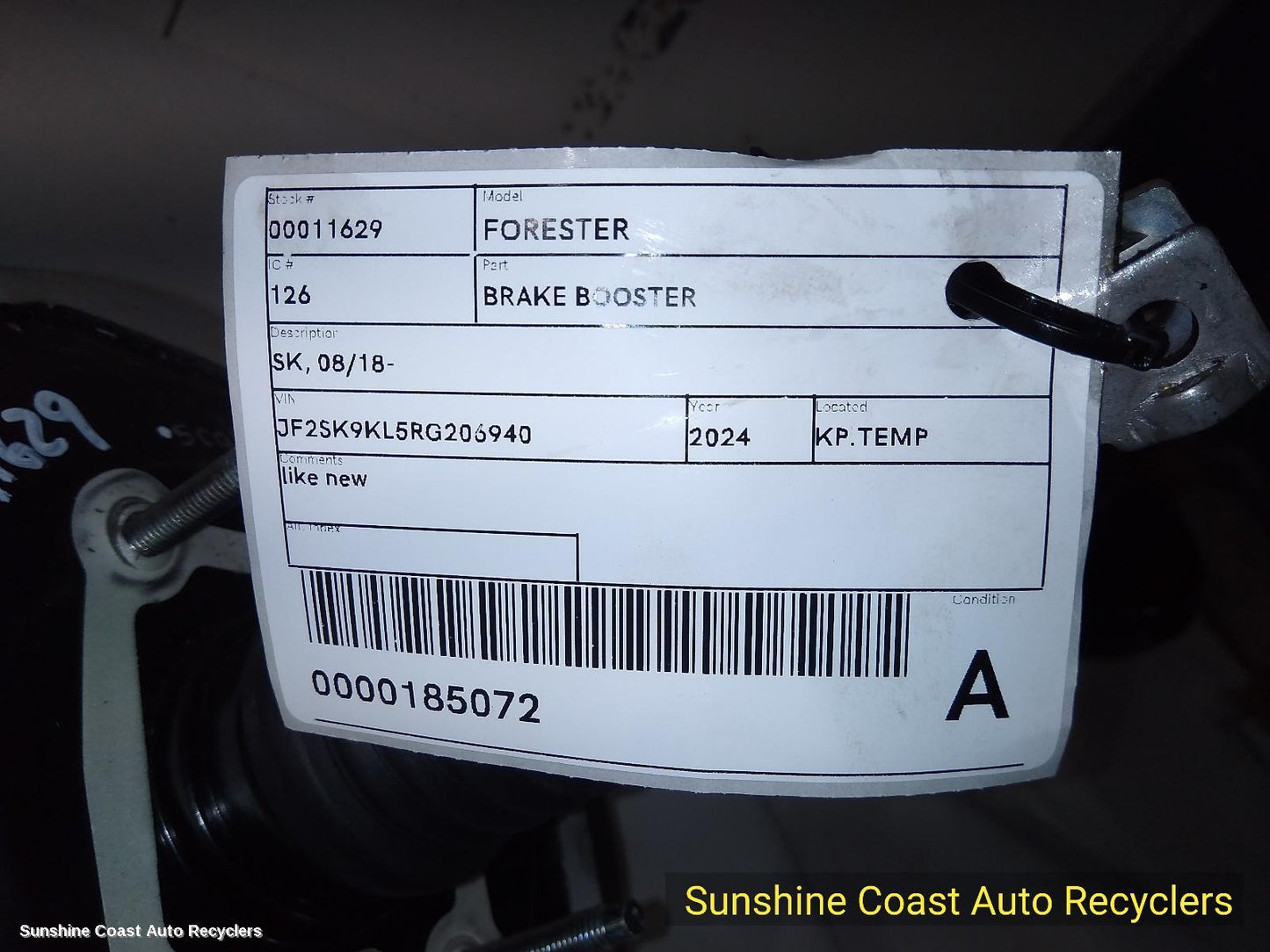 2018-2024 Subaru Forester Brake Booster