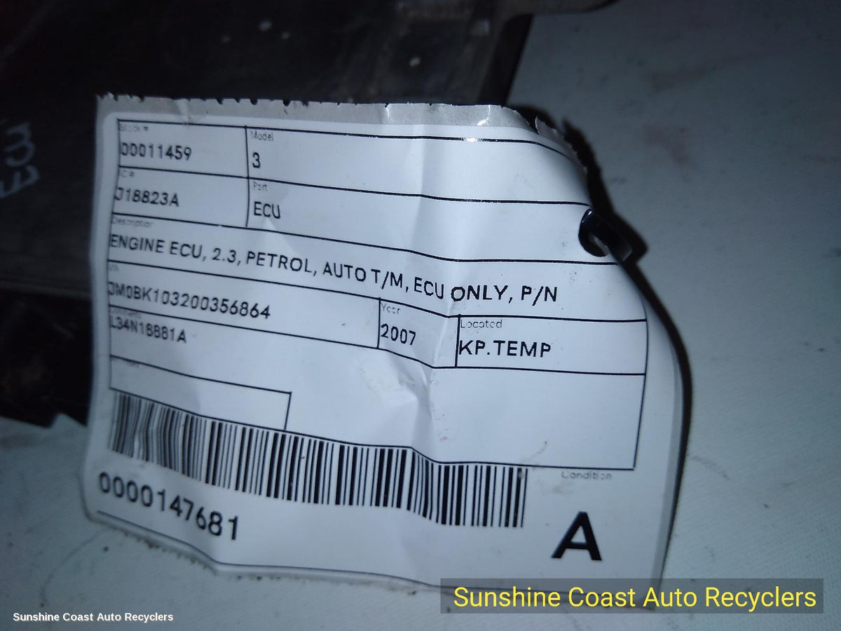 2006-2009 Mazda 3 Ecu