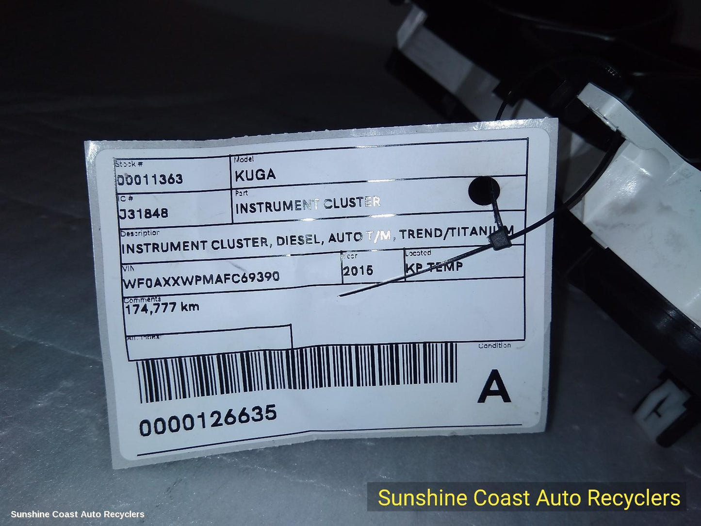 2015 Ford Kuga Instrument Cluster
