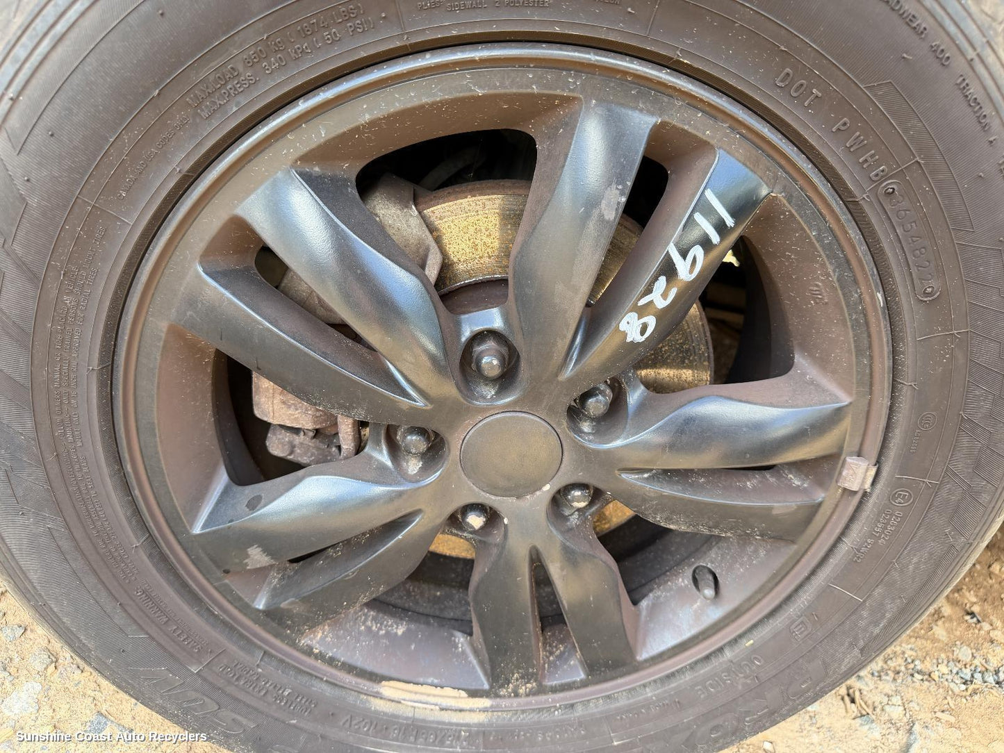 2004-2010 Hyundai Tucson Caliper