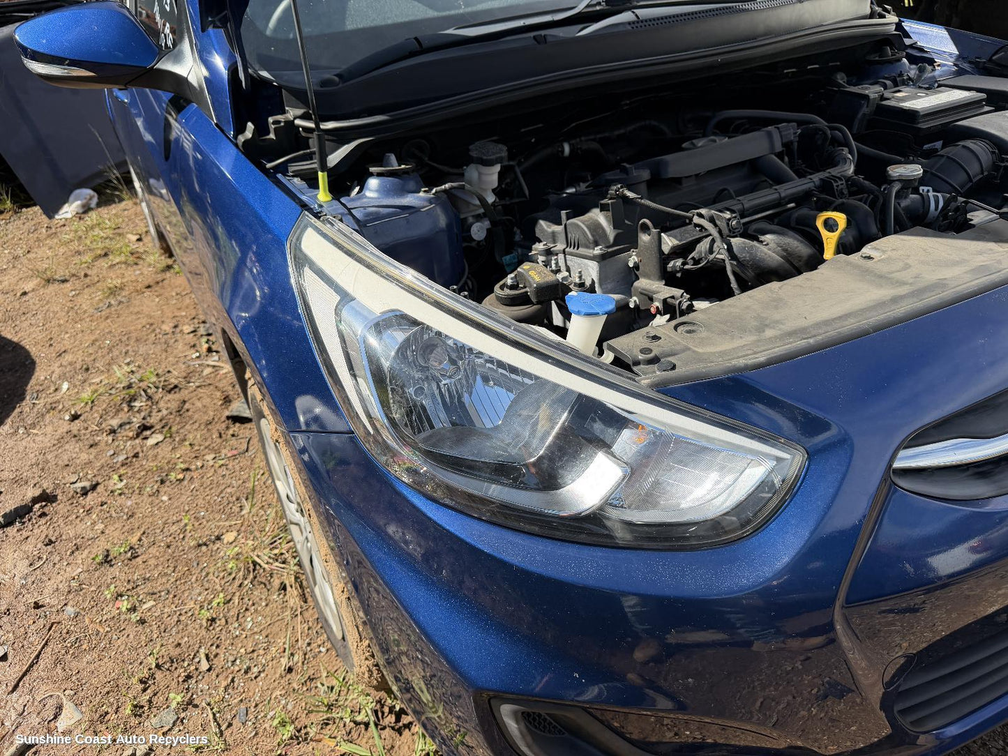 2014-2019 Hyundai Accent Right Headlamp