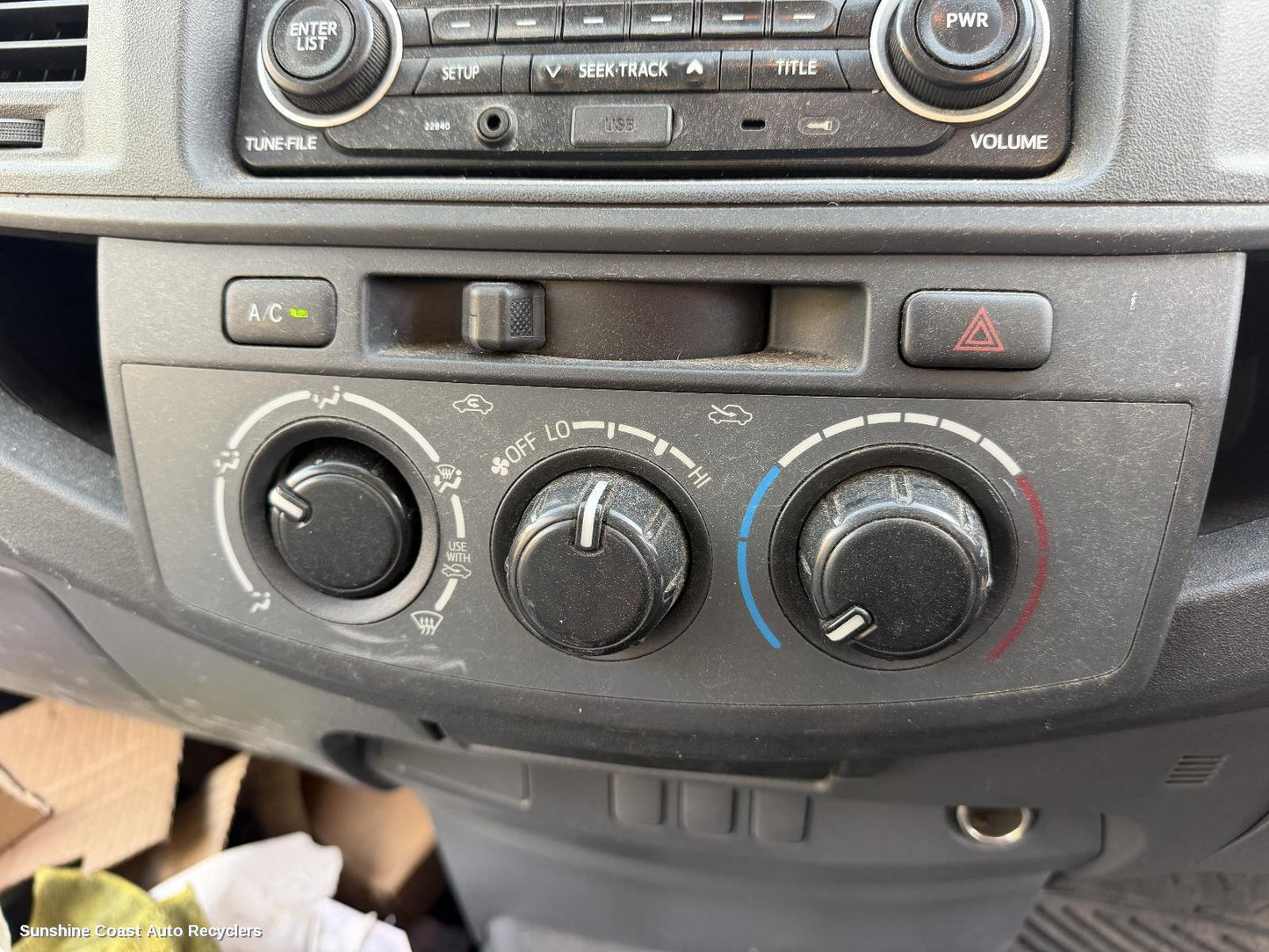 2011-2015 Toyota Hilux Heater Ac Controls
