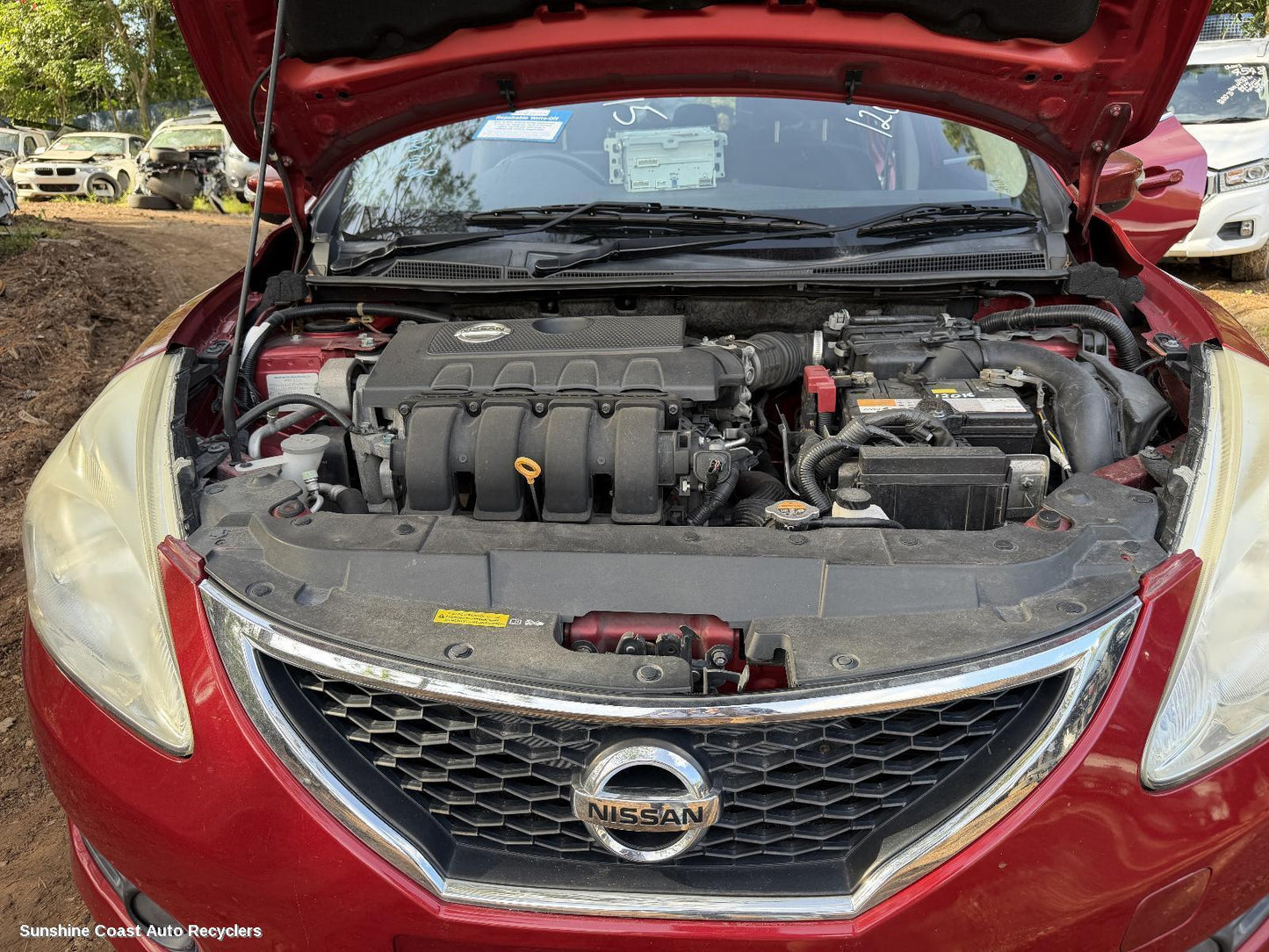2013-2016 Nissan Pulsar Bonnet Lock Support
