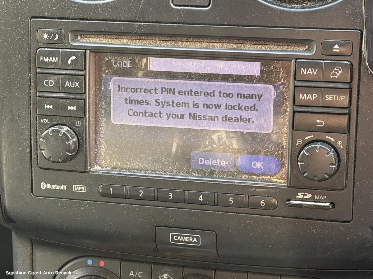 2007-2014 Nissan Dualis Radio Cd Dvd Sat Tv