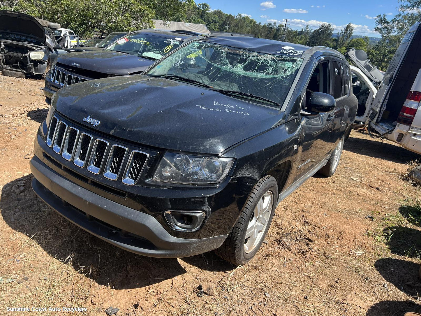 2014 Jeep Compass Left Headlamp