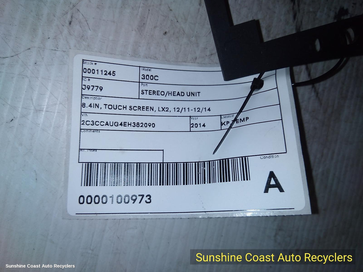 2011-2014 Chrysler 300c Radio Cd Dvd Sat Tv