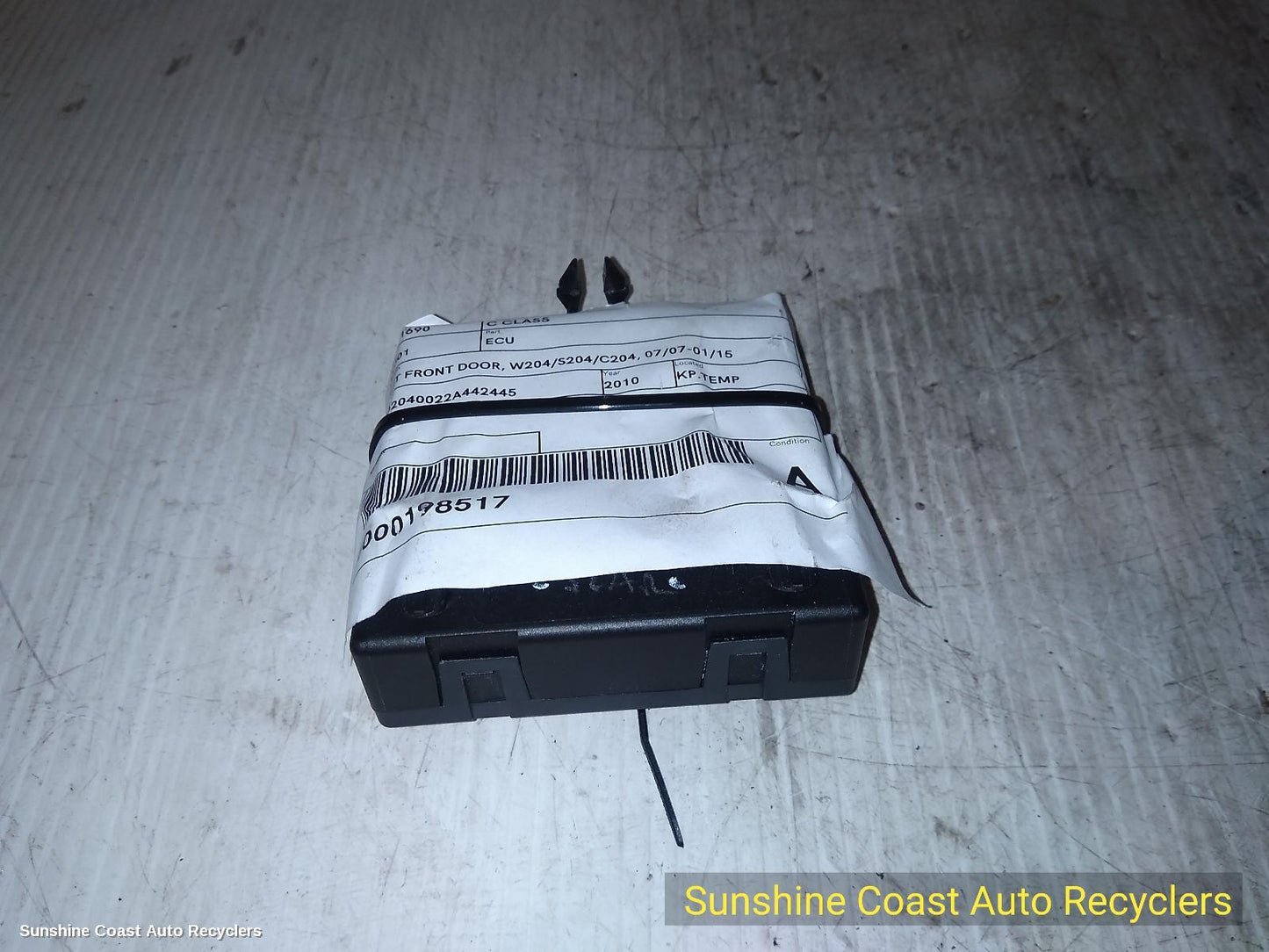 2010 Mercedes C Class Ecu