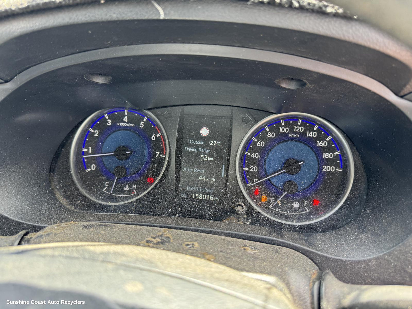 2019 Toyota Hilux Instrument Cluster